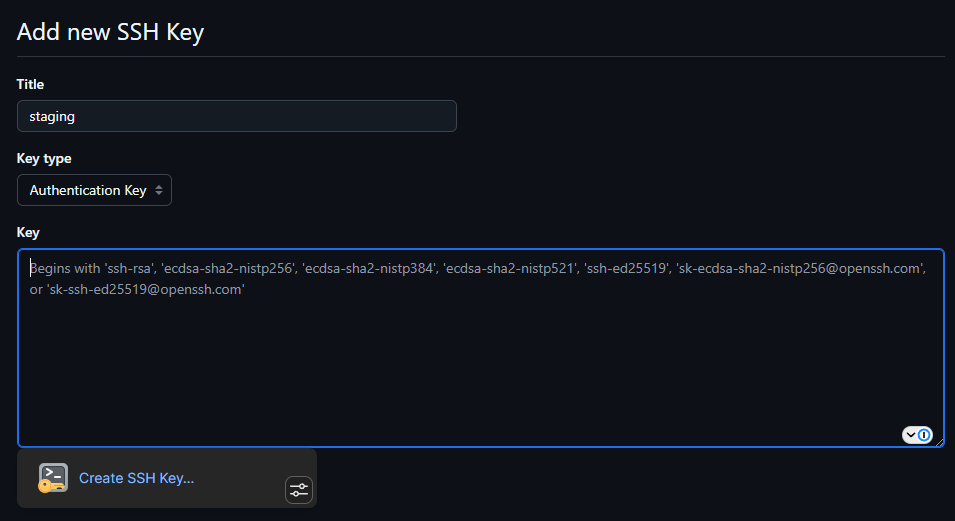 SSH and GPG Keys